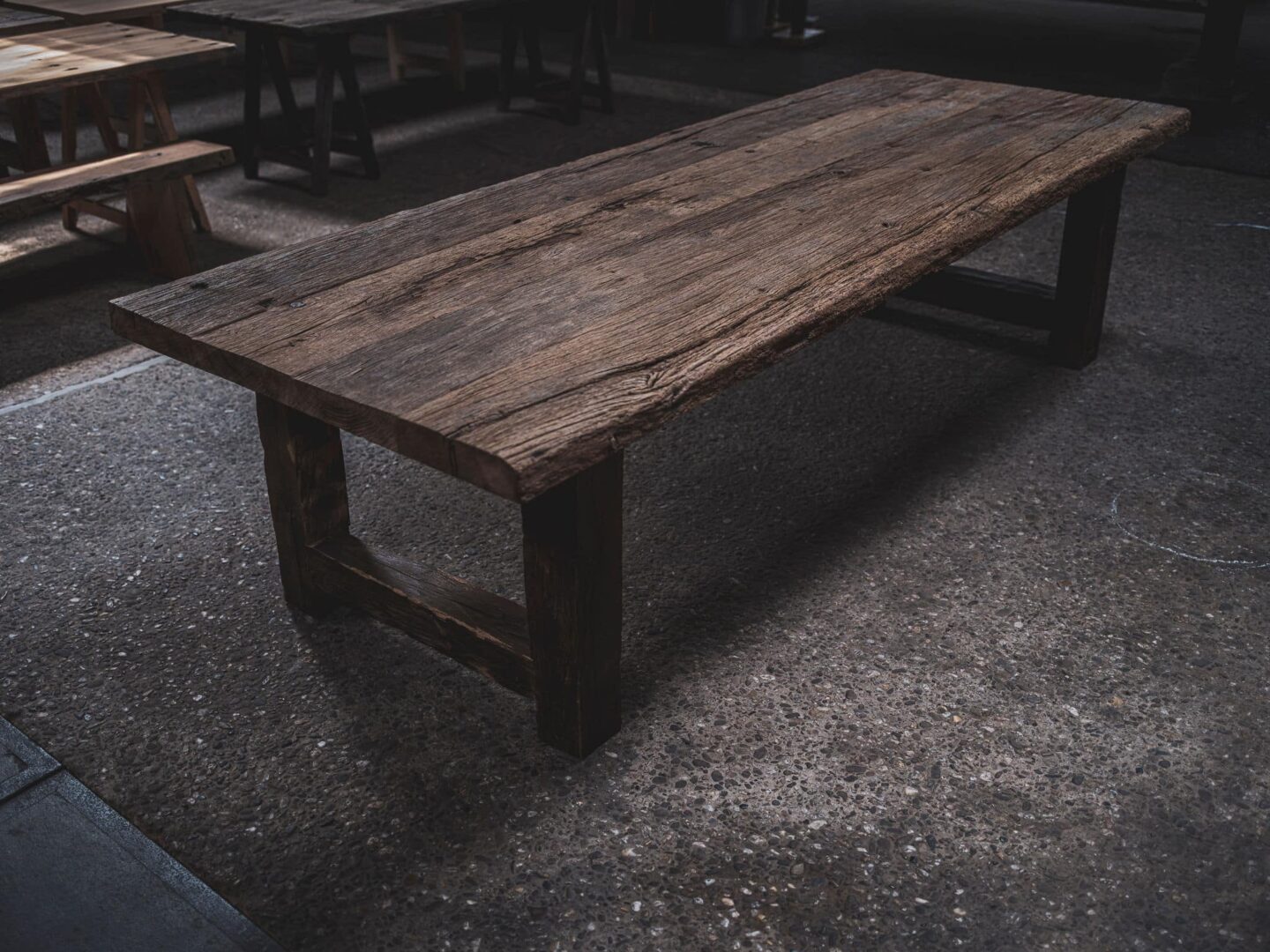 oude eiken tafel oud hout 3 meter